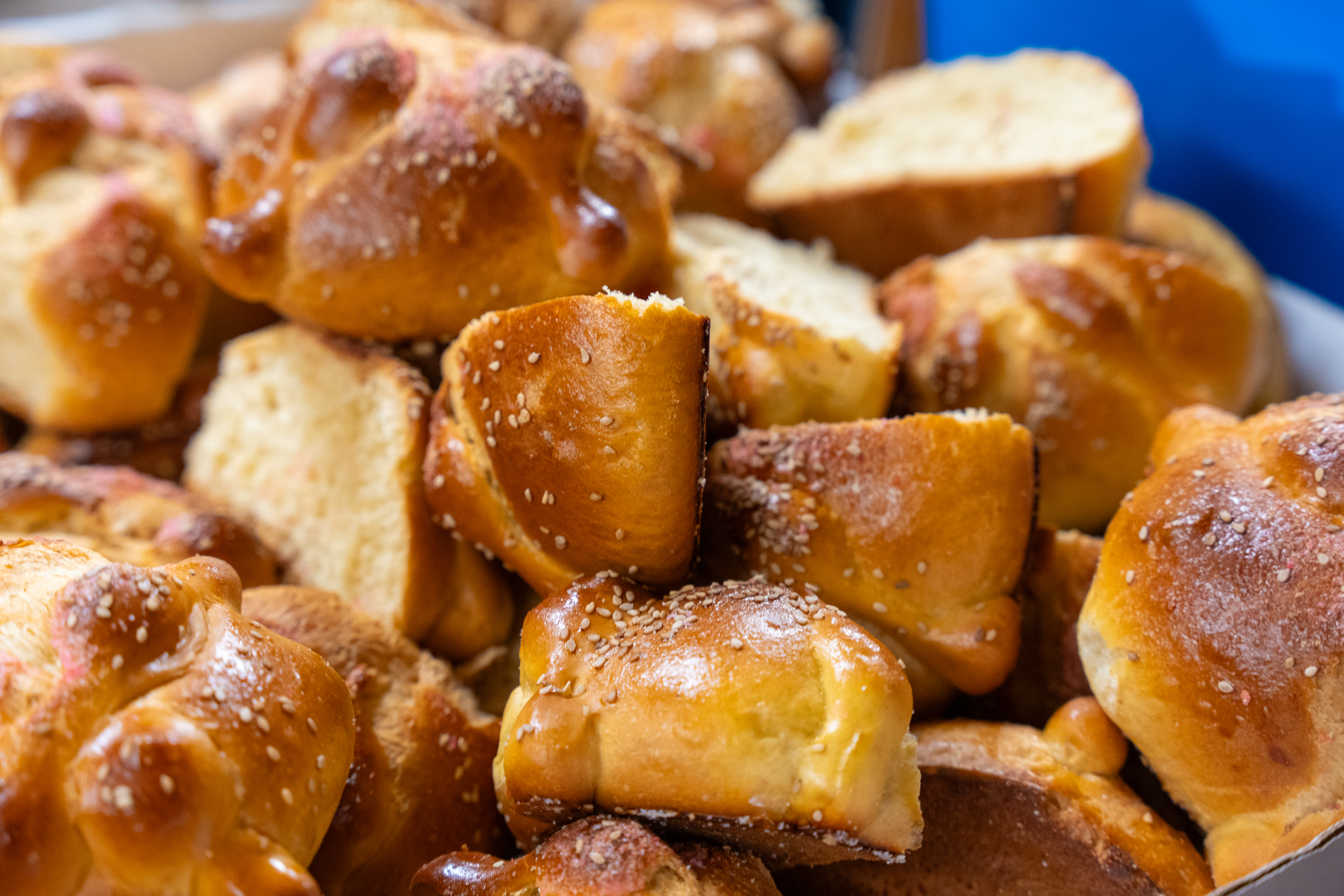 Hot pretzel bites Hot pretzel bites displayed on a plate