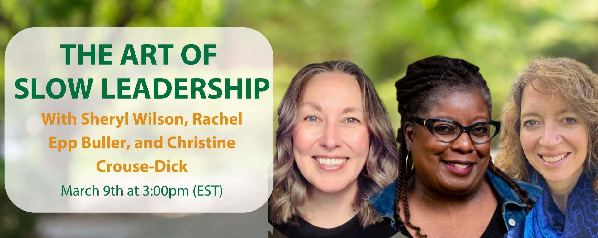 Slow Leadership Webinar