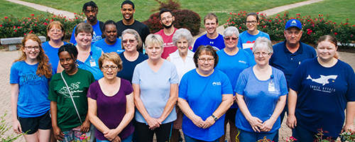 custodial staff and students